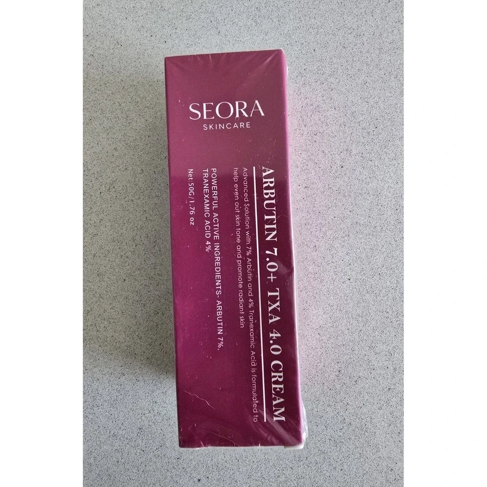 Seora Skincare Arbutin 7.0 + TXA 4.0 Face Moisturizer Cream 1.76 oz